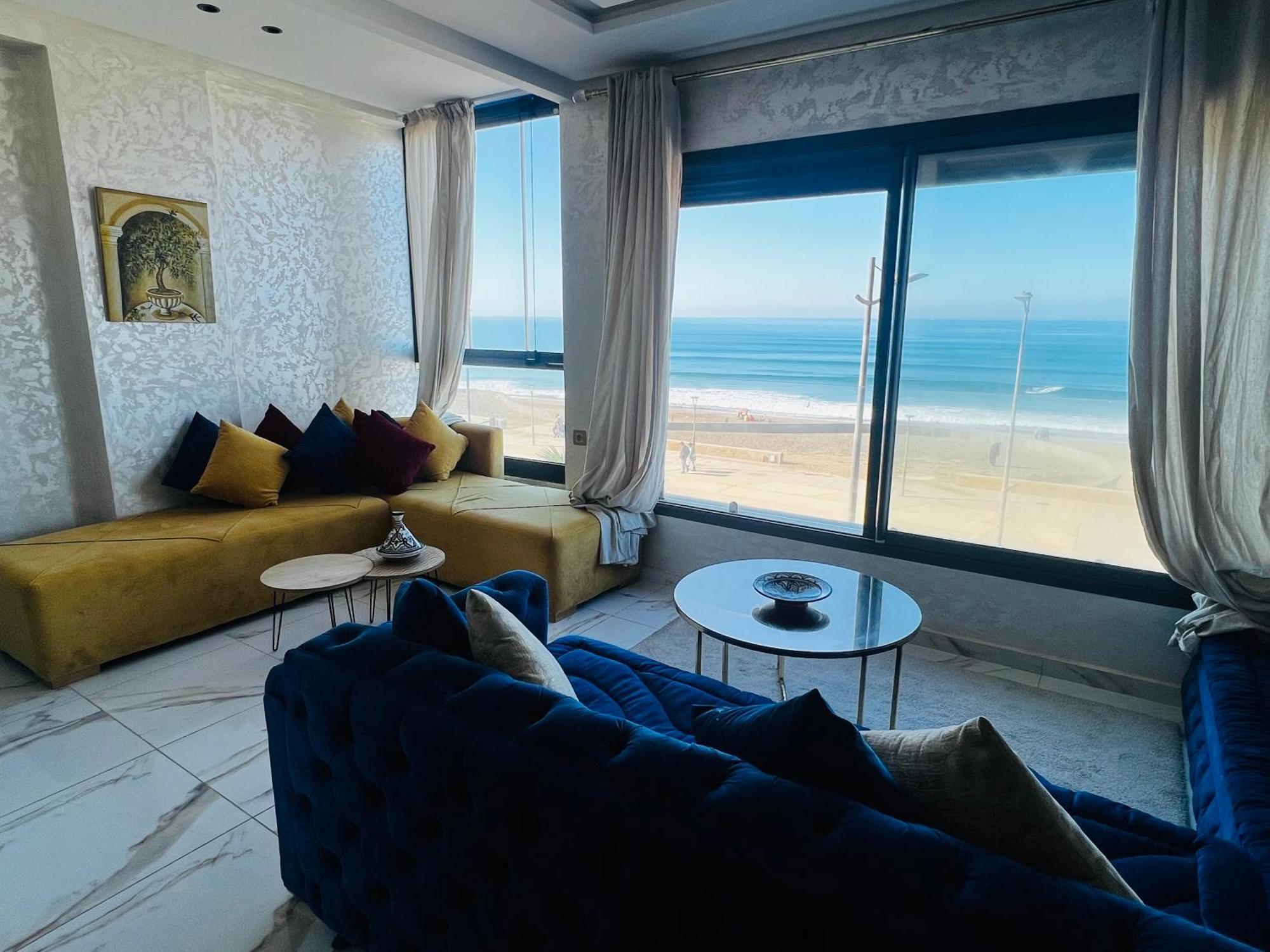 Golden Beach Elegance Sea View & Serenity ケニトラ エクステリア 写真